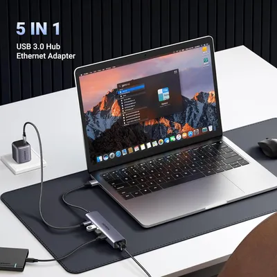 Bộ chia USB 3.0 ra 3 cổng USB 3.0 + Lan 1000Mbps  Ugreen 60554