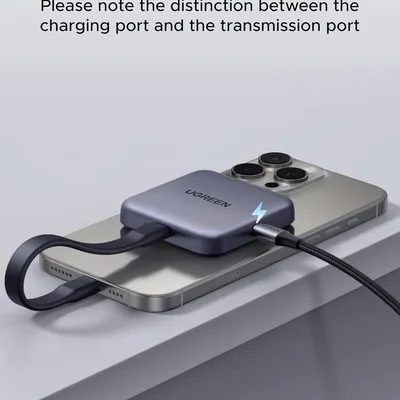 Đầu đọc thẻ TF + SD chân cắm USB-C có cổng sạc USB-C Ugreen 65095 CM898