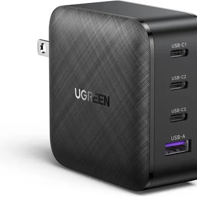 Củ sạc nhanh 65W GaN 3 USB-C và 1 USB Type-A PD3.0 Ugreen 70773