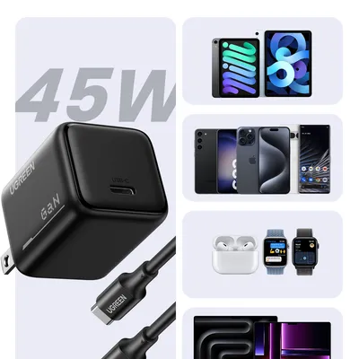 Sạc USB-C 1 cổng PD 25W công nghệ GaN Ugreen 75955 X517