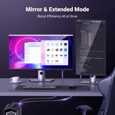 Cáp chuyển DisplayPort 1.4 to HDMI 2.1 Cable 8K@60Hz 4K@120Hz Active Ugreen 80397 DP115