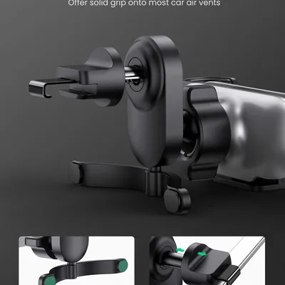 Giá đỡ điện thoại dùng trên ô tô màu đen xám Ugreen 80871 LP228