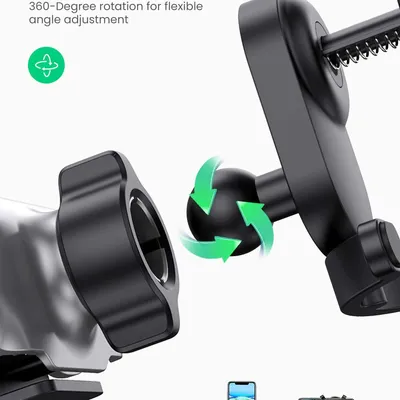 Giá đỡ điện thoại dùng trên ô tô màu đen xám Ugreen 80871 LP228