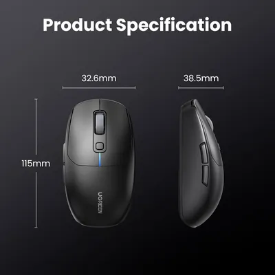 Chuột không dây 2.4Ghz + Bluetooth Ugreen 90539 MU103