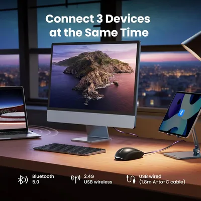 Chuột không dây 2.4Ghz + Bluetooth Ugreen 90539 MU103