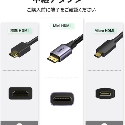 Cáp Mini HDMI to HDMI hỗ trợ 4K dài 15cm Ugreen 90593