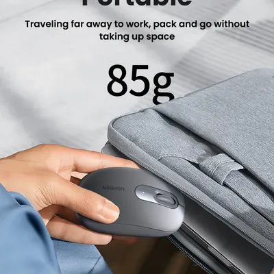 Chuột không dây 2.4G Moonlight gray Ugreen 90669 MU105