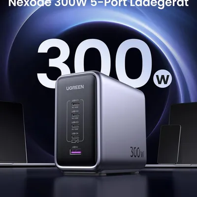 Củ sac Nexcode GaN 300W Desktop Charger EU 4C1A Ugreen 90903B