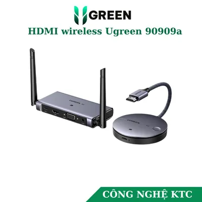 Bộ Truyền HDMI/ VGA Không Dây 50M hỗ trợ 4K Ugreen 90909A