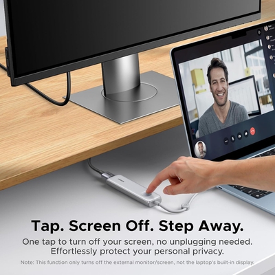 Bộ chuyển đổi USB-C sang 2*USB 2.0 + USB 3.2 + HDMI + PD Ugreen 95189 U601