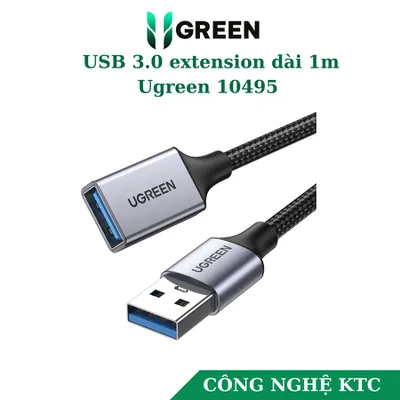 Cáp nối dài USB 3.0 dài 1M Ugreen 10495