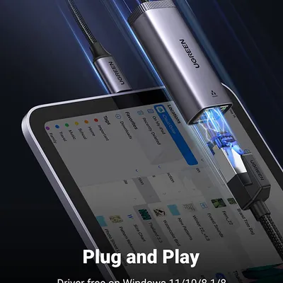 Cáp chuyển USB Type C sang LAN 1Gbps Ugreen 40322