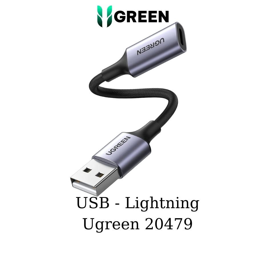 Cáp chuyển USB to Lightning Audio Ugreen 20479