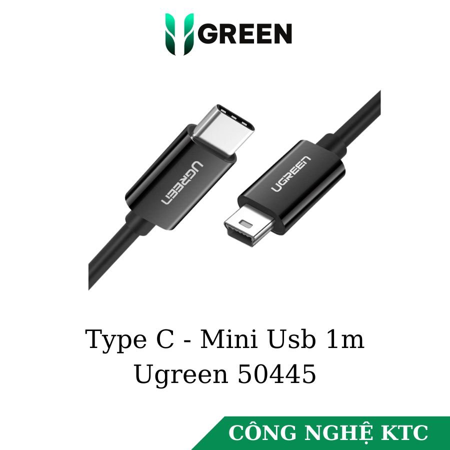 Cáp chuyển Type C sang Mini USB dài 1M Ugreen 50445