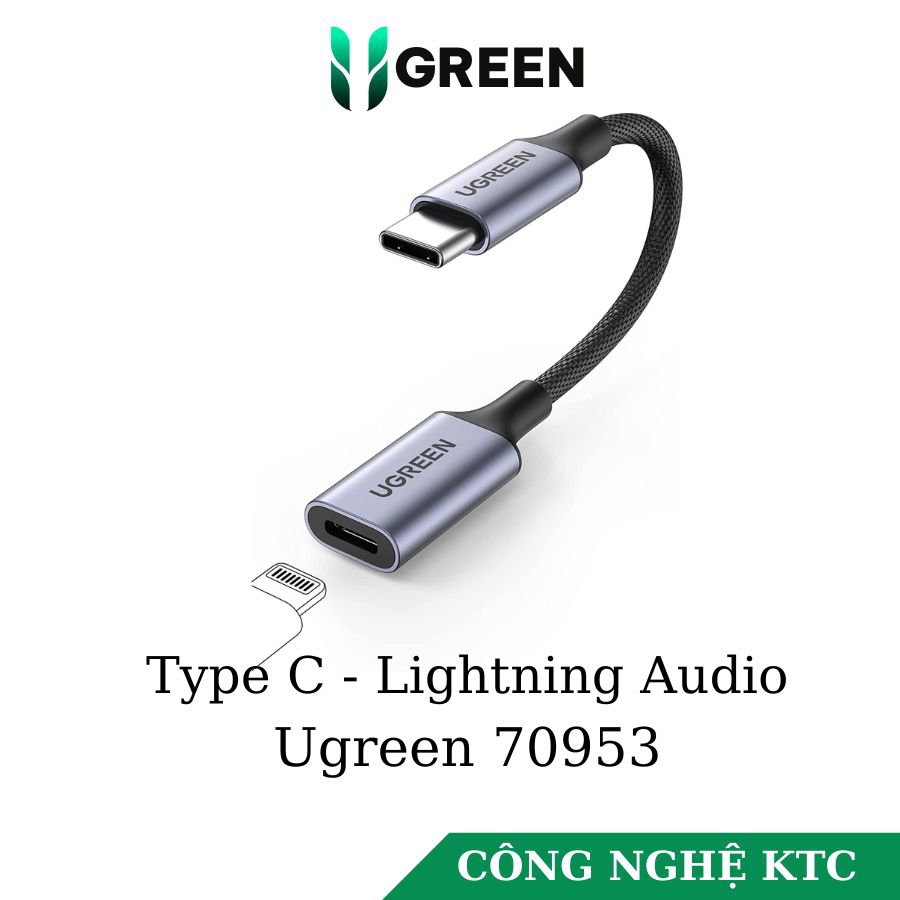 Cáp chuyển Type C sang Lightning Audio Ugreen 70953