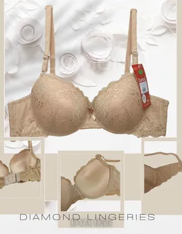 Áo Ngực màu da ren định hình ngực