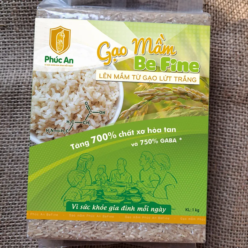 GẠO MẦM BE FINE - TÚI 1KG