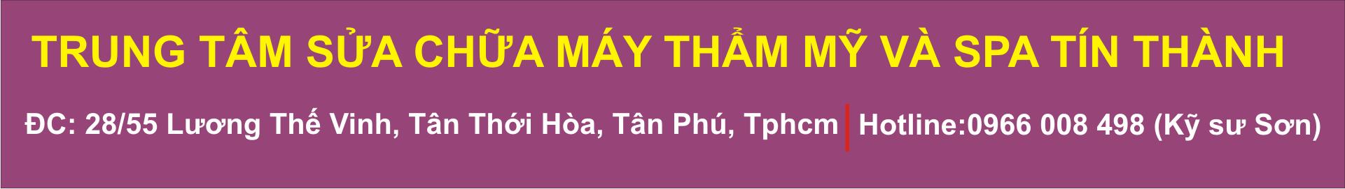 Sửa chữa bảo trì thiết bị spa Tín Thành Sửa chữa bảo trì thiết bị spa Tín Thành