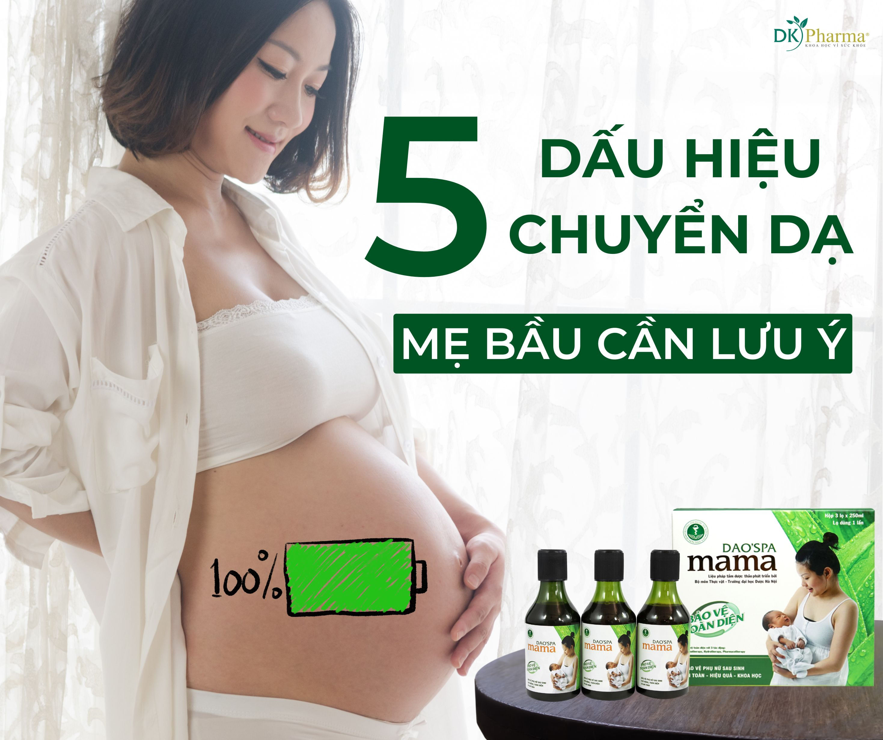 5 dấu hiệu chuyển dạ mẹ bầu cần lưu ý