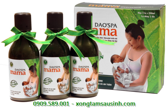 Thuốc tắm Dao'spa Mama chăm sóc sức khỏe cho mẹ sau sinh