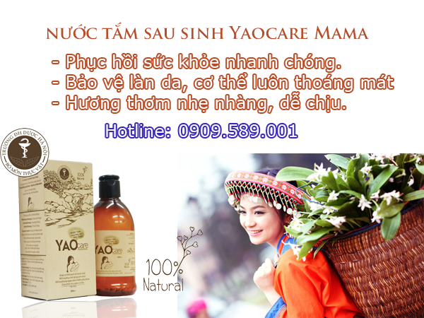 Yaocare mama nước tắm sau sinh từ thảo dược
