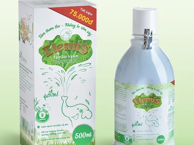 Thảo dược Tắm cho Trẻ Sơ sinh Elemis 500ml