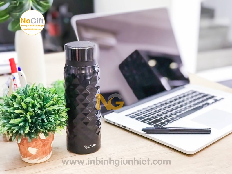 In logo bình giữ nhiệt Zebra giá rẻ  In logo bình giữ nhiệt Zebra giá rẻ