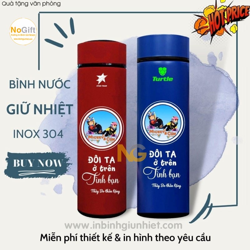 In logo bình giữ nhiệt giá rẻ miễn phí In logo bình giữ nhiệt giá rẻ miễn phí