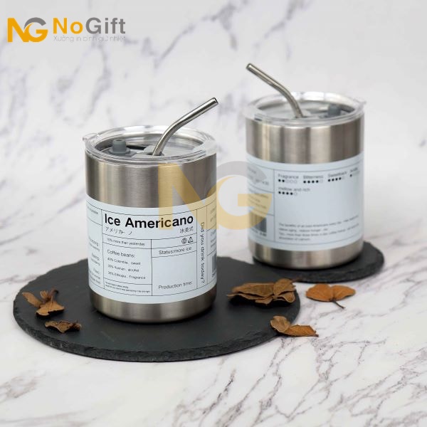 Ly giữ nhiệt Iced Americano in logo Ly giữ nhiệt Iced Americano in logo