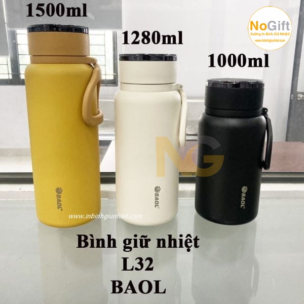 Bình Giữ Nhiệt BaoL in logo Bình Giữ Nhiệt BaoL in logo