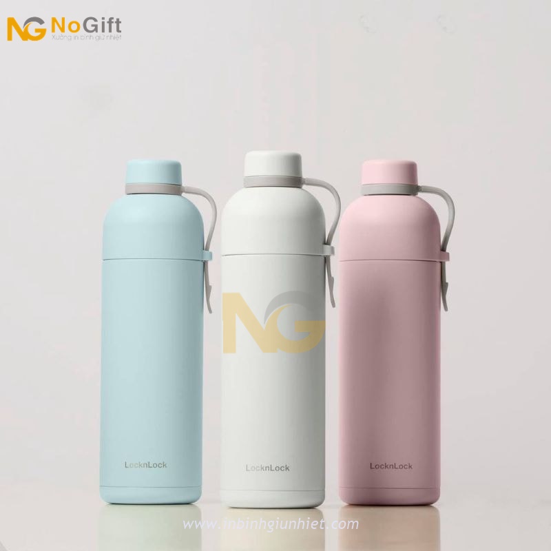 Bình Giữ Nhiệt Lock&Lock Belt Bottle 490ml LHC4267PIK - Màu Hồng Bình Giữ Nhiệt Lock&Lock Belt Bottle 490ml LHC4267PIK - Màu Hồng