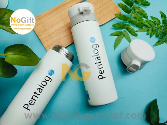 Bình giữ nhiệt Lock and Lock in logo Bình giữ nhiệt Lock and Lock in logo