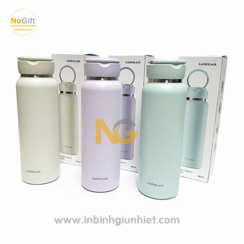 Bình giữ nhiệt Lock and Lock in logo LHC4321 650ml và 800ml Bình giữ nhiệt Lock and Lock in logo LHC4321 650ml và 800ml