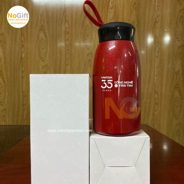 Bình giữ nhiệt in logo Viettel Bình giữ nhiệt in logo Viettel