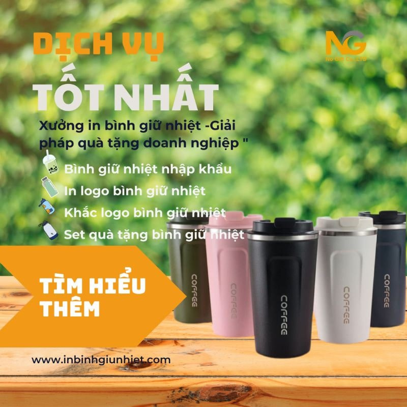 In bình giữ nhiệt In bình giữ nhiệt