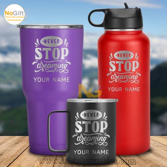 In bình giữ nhiệt cao cấp theo yêu cầu In bình giữ nhiệt cao cấp theo yêu cầu