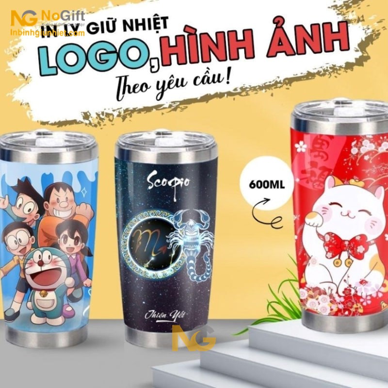 In hình lên bình giữ nhiệt In hình lên bình giữ nhiệt