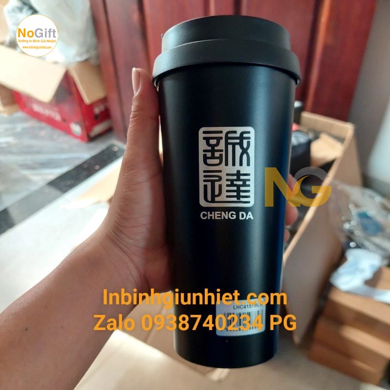 In logo lên bình giữ nhiệt LockandLock In logo lên bình giữ nhiệt LockandLock