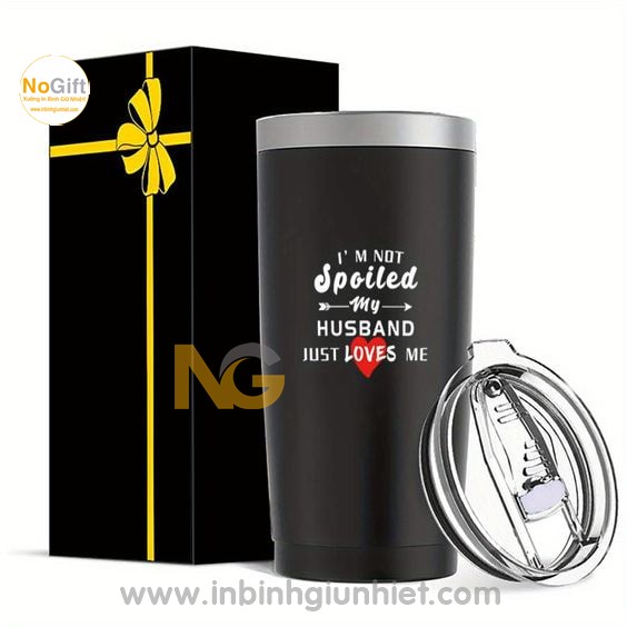 Khắc chữ lên bình giữ nhiệt chất lượng Khắc chữ lên bình giữ nhiệt chất lượng