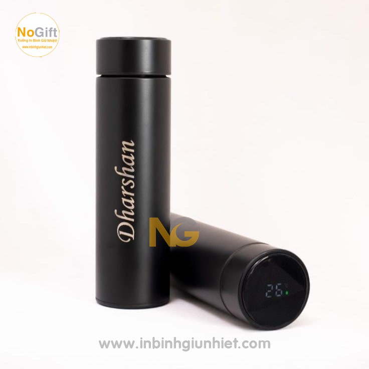 Khắc chữ lên bình giữ nhiệt Khắc chữ lên bình giữ nhiệt