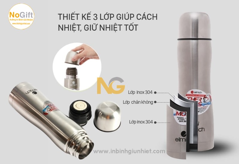 Khắc tên lên bình nước giữ nhiệt Khắc tên lên bình nước giữ nhiệt