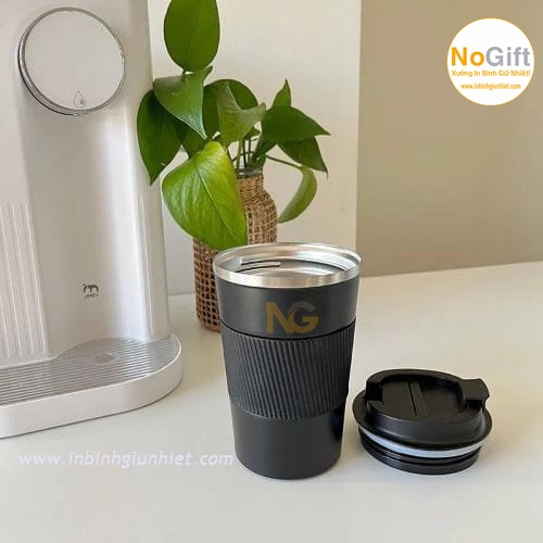 ly giữ nhiệt 300ml in logo bọc cao su cao cấp ly giữ nhiệt 300ml in logo bọc cao su cao cấp