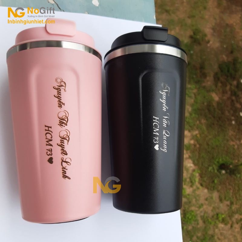 Ly giữ nhiệt khắc tên cao cấp Ly giữ nhiệt khắc tên cao cấp