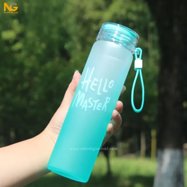 Bình thủy tinh đựng nước Hello Master 500ml
