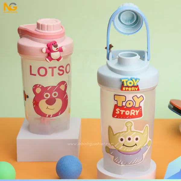 Bình nhựa đựng nước Gấu Lotso Pooh