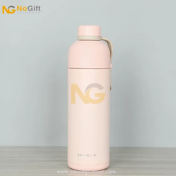 Bình Giữ Nhiệt Lock&Lock Belt Bottle 490ml LHC4267PIK - Màu Hồng