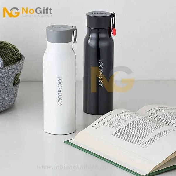 Bình Giữ Nhiệt Lock&Lock Name Tumbler LHC4125B 500ml- Màu trắng