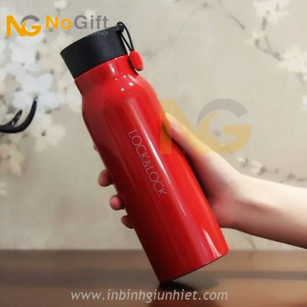Bình Giữ Nhiệt Lock&Lock Name Tumbler LHC4125R 500ml- Màu đỏ