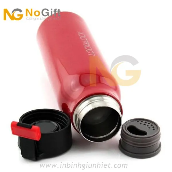 Bình Giữ Nhiệt Lock&Lock Name Tumbler LHC4125R 500ml- Màu đỏ