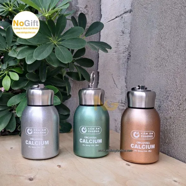 Bình giữ nhiệt lựu đạn in logo  300ml